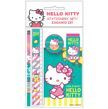 Skrivset i 5 Delar Hello Kitty