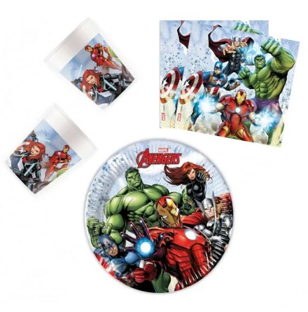 Kalaspaket till Barnkalas Avengers 8-personer