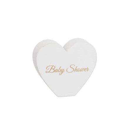 Stående hjärta "Baby Shower"